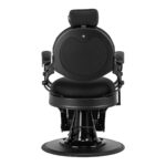 Sillón De Barbero Gabbiano Niccolo Negro Sin Botones 2