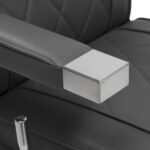 Sillón De Barbero Hair System Bm88066 Gris 7