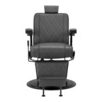 Sillón De Barbero Hair System Bm88066 Gris 1