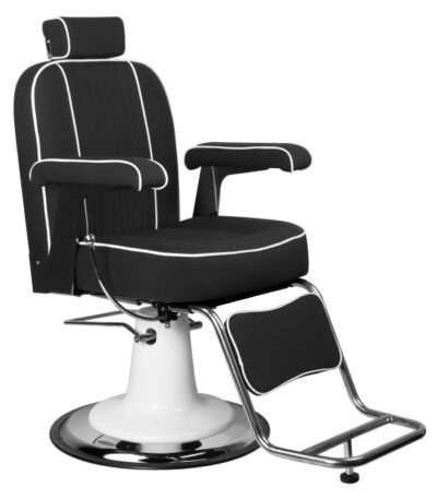 Black Barber Chair Gabbiano Amadeo