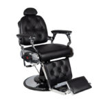 Black Barber Chair Gabbiano Pietro