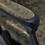 Sillón De Barbero President Old Leather Green 5