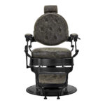 Sillón De Barbero President Old Leather Green 3