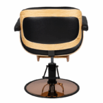 Sillón De Barbero Veneciano Negro Gabbiano 2