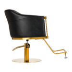 Sillón De Peluquería Burgos Negro Oro 1