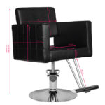 Sillón De Peluquería Con Hair System Hs33 Negro 4