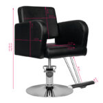 Sillón De Peluquería Con Hair System Hs92 Negro 4
