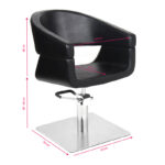 Sillón De Peluquería Gabbiano 044 Negro 3