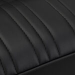 Sillón De Peluquería Gabbiano Acri Dorado Y Negro 7