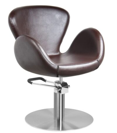 Gabbiano Amsterdam Brown Hairdressing Chair
