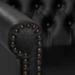Sillón De Peluquería Gabbiano Berlín, Negro Y Dorado - Imagem 5