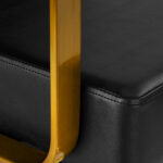 Sillón De Peluquería Gabbiano Genua Oro Negro 5