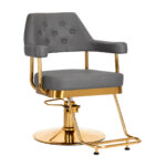 Hairdressing Chair Gabbiano Granda Golden Grey