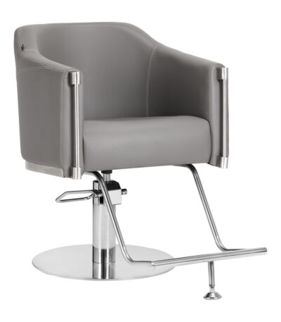 Hairdressing Chair Gabbiano Grey Burgos