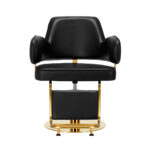 Sillón De Peluquería Gabbiano Linz Nq Gold Black 1
