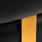Sillón De Peluquería Gabbiano Linz Nq Gold Black 4