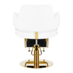 Sillón De Peluquería Gabbiano Linz Nq Gold White 2