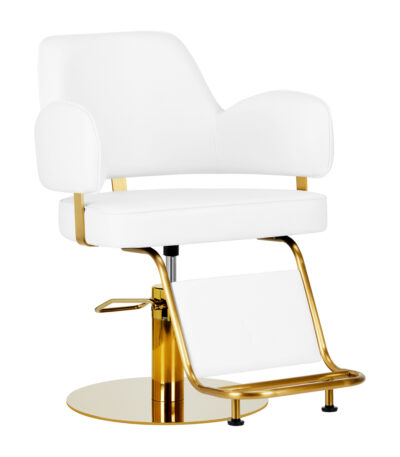 Gabbiano Linz Hairdressing Chair Nq Gold White