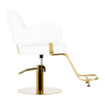 Sillón De Peluquería Gabbiano Linz Nq Gold White 3