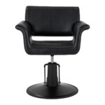 Sillón De Peluquería Gabbiano Lucca Negro 1