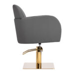 Sillón De Peluquería Gabbiano Málaga Gris Dorado 2