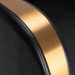 Sillón De Peluquería Gabbiano Málaga Oro Negro 4