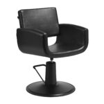 Hairdressing Chair Gabbiano Mataro Black