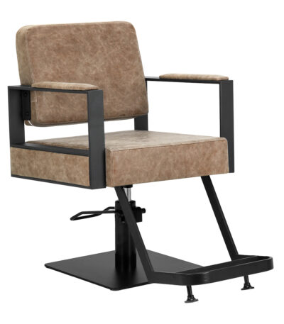 Gabbiano Modena Hairdressing Chair Antique Brown