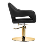 Sillón De Peluquería Gabbiano Parma Oro Negro 3