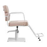 Sillón De Peluquería Gabbiano Porto Blanco Beige 3