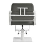 Sillón De Peluquería Gabbiano Porto Blanco Gris 2