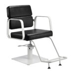 Gabbiano Porto Black White Hairdressing Chair Gabbiano Porto White Black