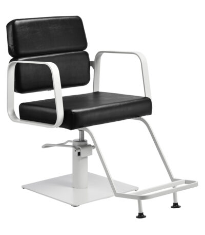 Gabbiano Porto Black White Hairdressing Chair Gabbiano Porto White Black