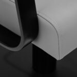 Sillón De Peluquería Gabbiano Porto-Bm Negro Gris 5