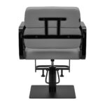 Sillón De Peluquería Gabbiano Porto-Bm Negro Gris 3