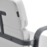 Sillón De Peluquería Gabbiano Porto Gris Blanco 6