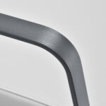 Sillón De Peluquería Gabbiano Porto Gris Blanco 4