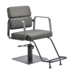Hairdressing Chair Gabbiano Porto Grey Grey Grey