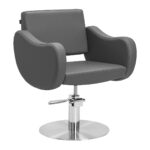 Gabbiano Sewilla Hairdressing Chair Stainless Steel Base Grey