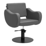 Gabbiano Sewilla Hairdressing Chair Grey Grey Black Base