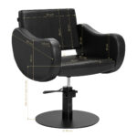 Sillón De Peluquería Gabbiano Sewilla Negro 8