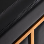 Sillón De Peluquería Gabbiano Toledo Oro Negro 5