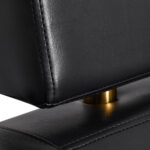 Sillón De Peluquería Gabbiano Toledo Oro Negro 6