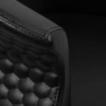 Sillón De Peluquería Gabbiano Wersal Dorado Y Negro 4