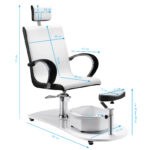 Cadeira de Spa Pedicure com Massajador 308 4