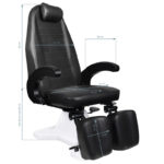 Sillón Podológico Hidráulico Negro 112 6