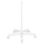 Suporte de candeeiro com lupa Branco Luar