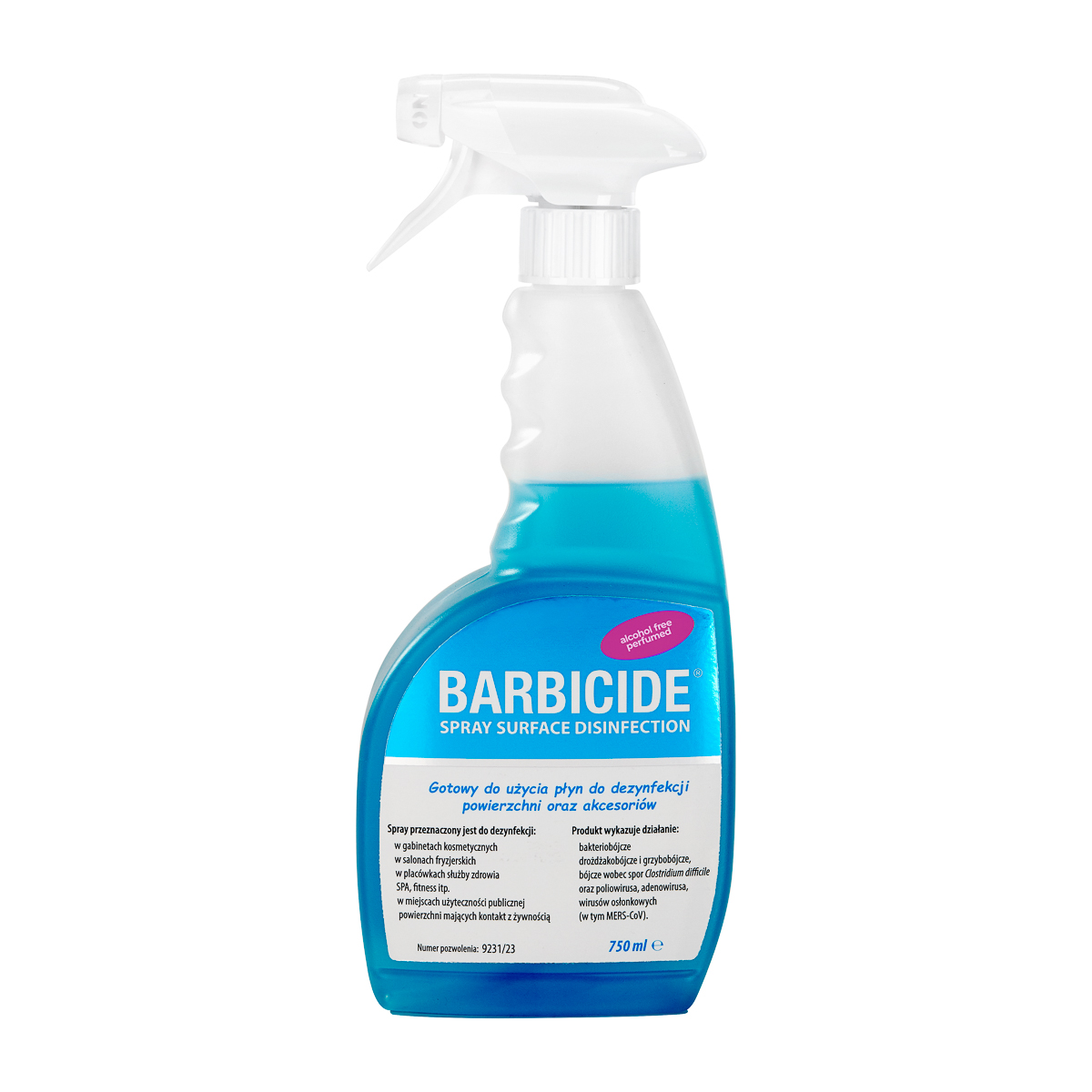 Spray Barbicida Para Desinfección De Todo Tipo De Superficies 750Ml Perfumado Spray Barbicida Para Desinfección De Todo Tipo De Superficies 750Ml Perfumado