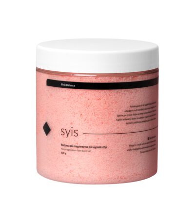 Syis Pink Balance – Sal De Magnesio Rosa Para Baños De Pies 600 G