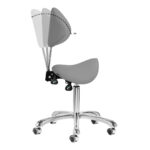 Taburete Cosmético 1004 Giovanni Gray 9